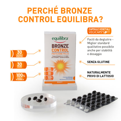 Bronze Control per la protezione della pelle al sole