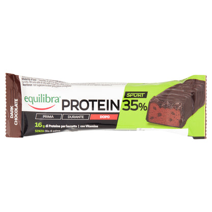 Barrette Protein 35% Dark Chocolate - 24 pezzi