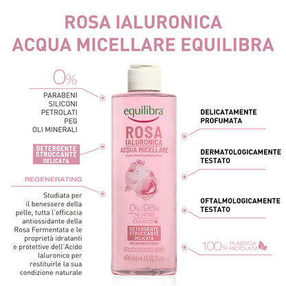 Acqua Micellare Rosa Ialuronica