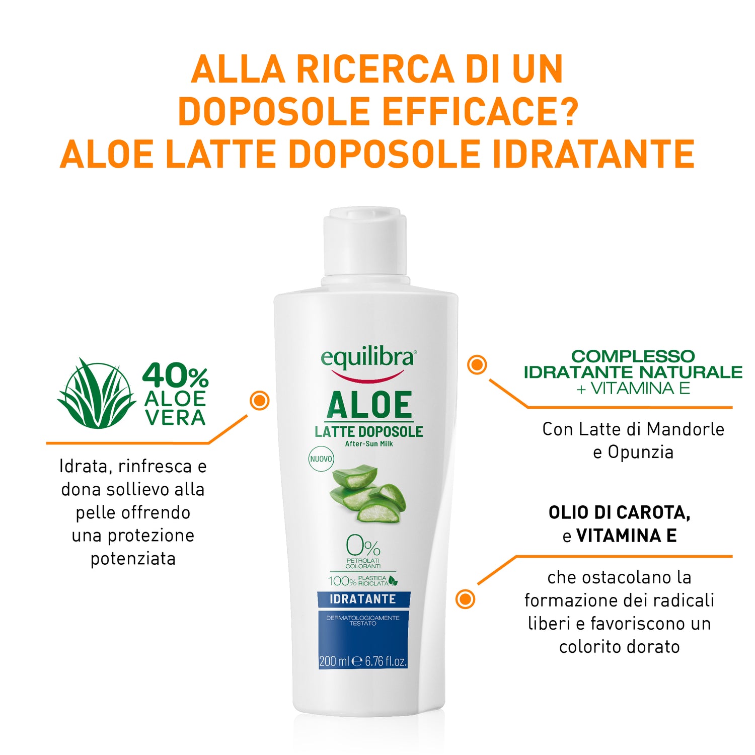 Aloe Latte Doposole Idratante