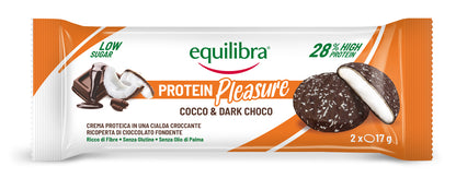 Protein Pleasure Doblone Cocco &amp; Cioccolato Fondente