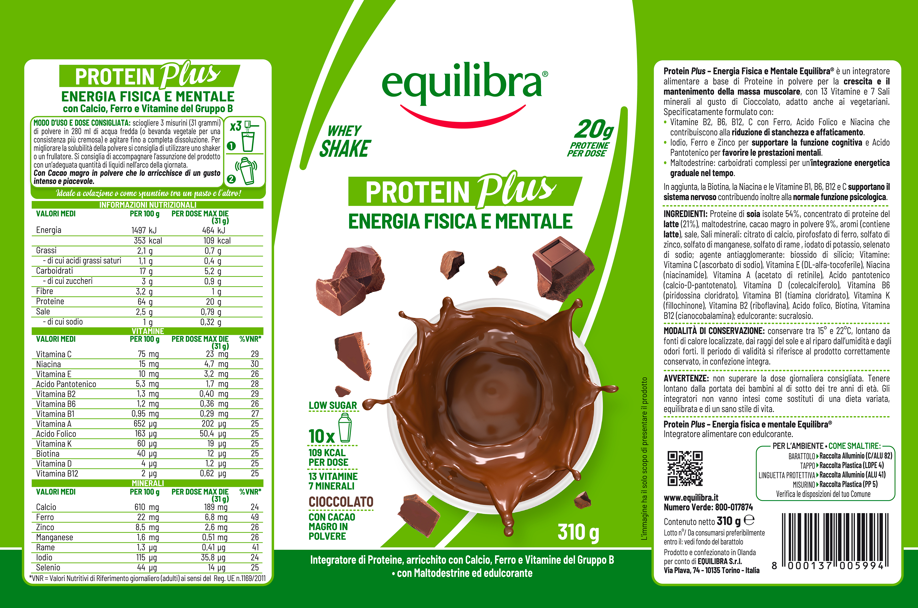 Protein Plus Shake Cioccolato