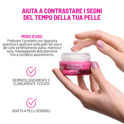 Crema Viso Anti-Aging con Complesso Multivitaminico