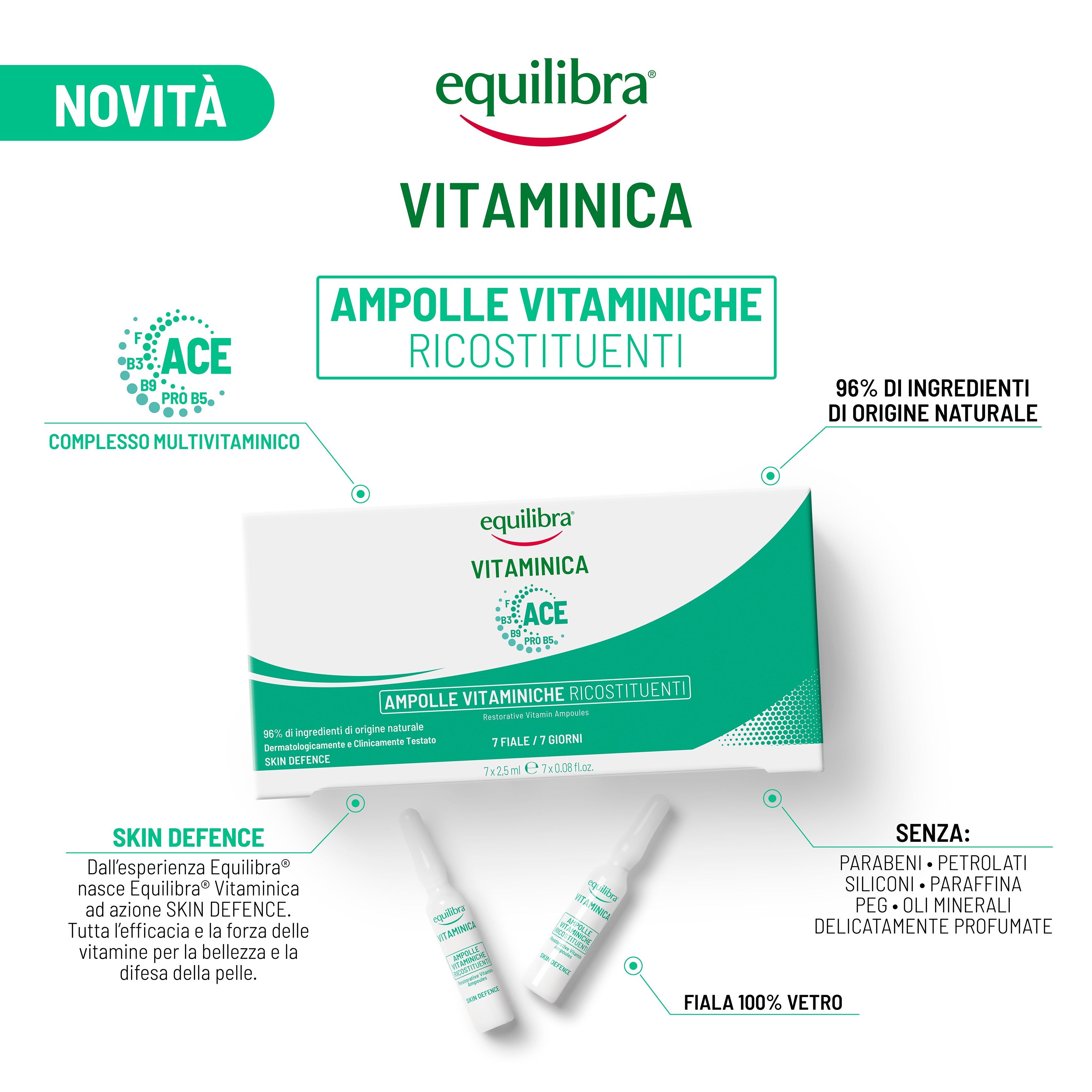 Ampolle Ricostituenti con complesso Multivitaminico