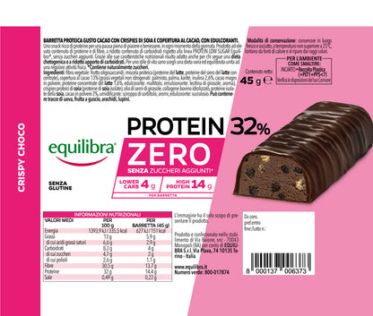 Barrette x 24 Protein 32% Zero Crispy Choco