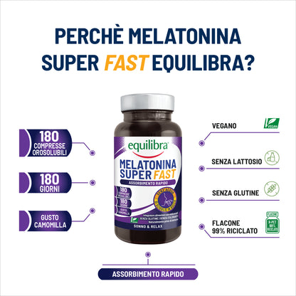 Melatonina Superfast orosolubili