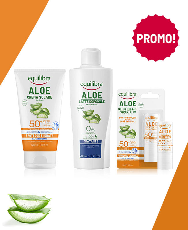 BUNDLE SOLARI CREMA 50+, LATTE DOPOSOLE, STICK 50+