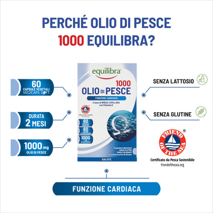 Olio di Pesce 1000 per la funzione cardiaca