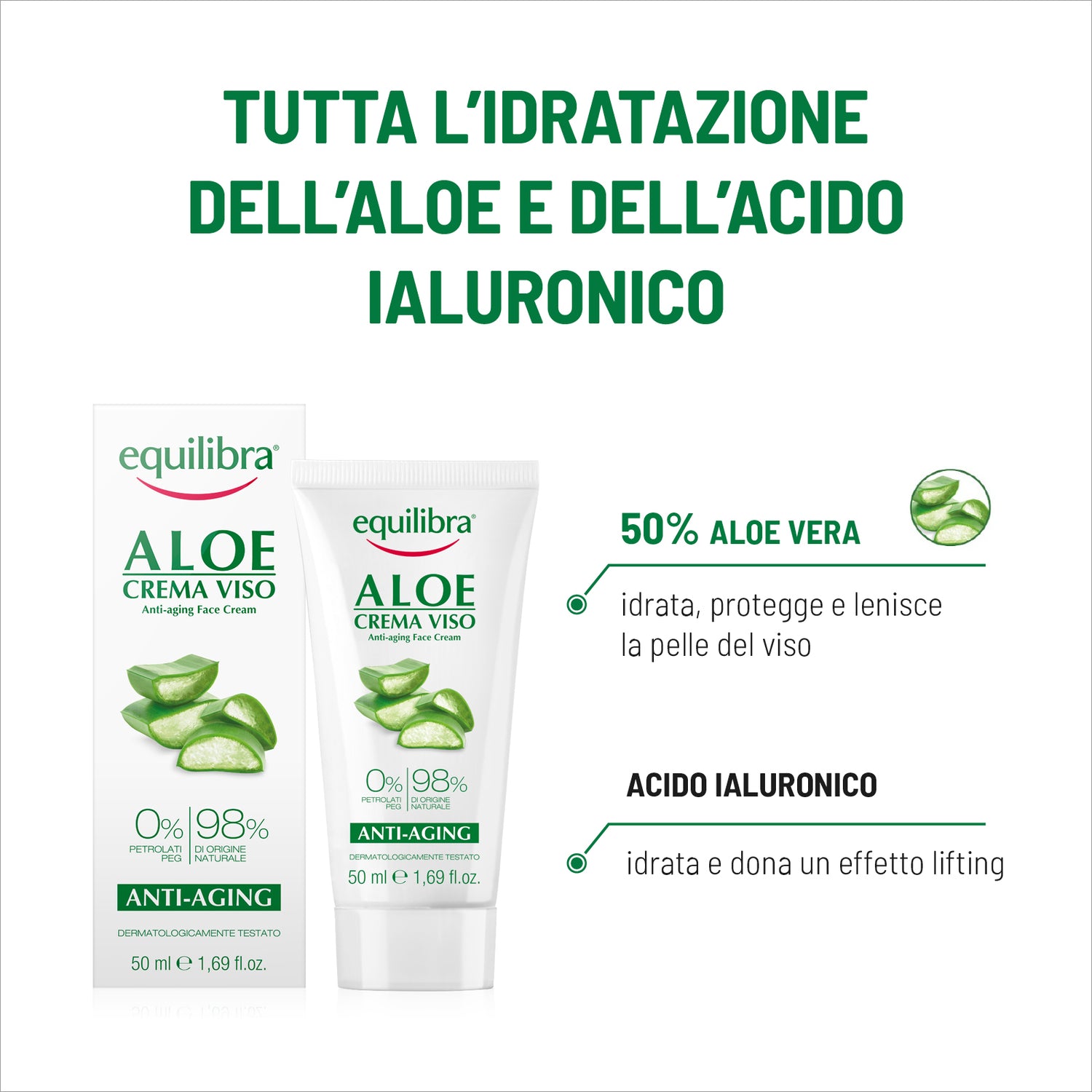 Crema Viso Antiaging Aloe