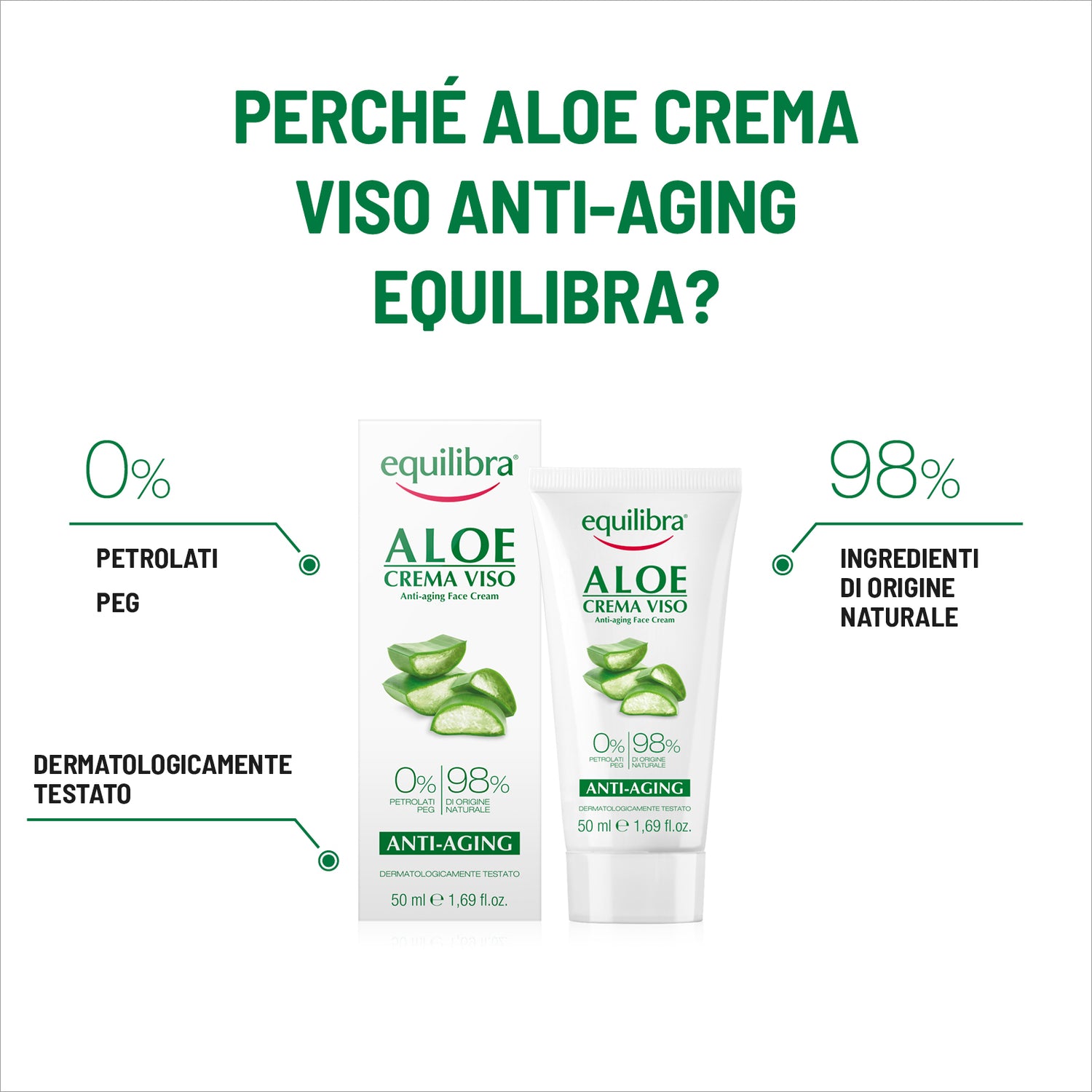 Crema Viso Anti-aging Aloe