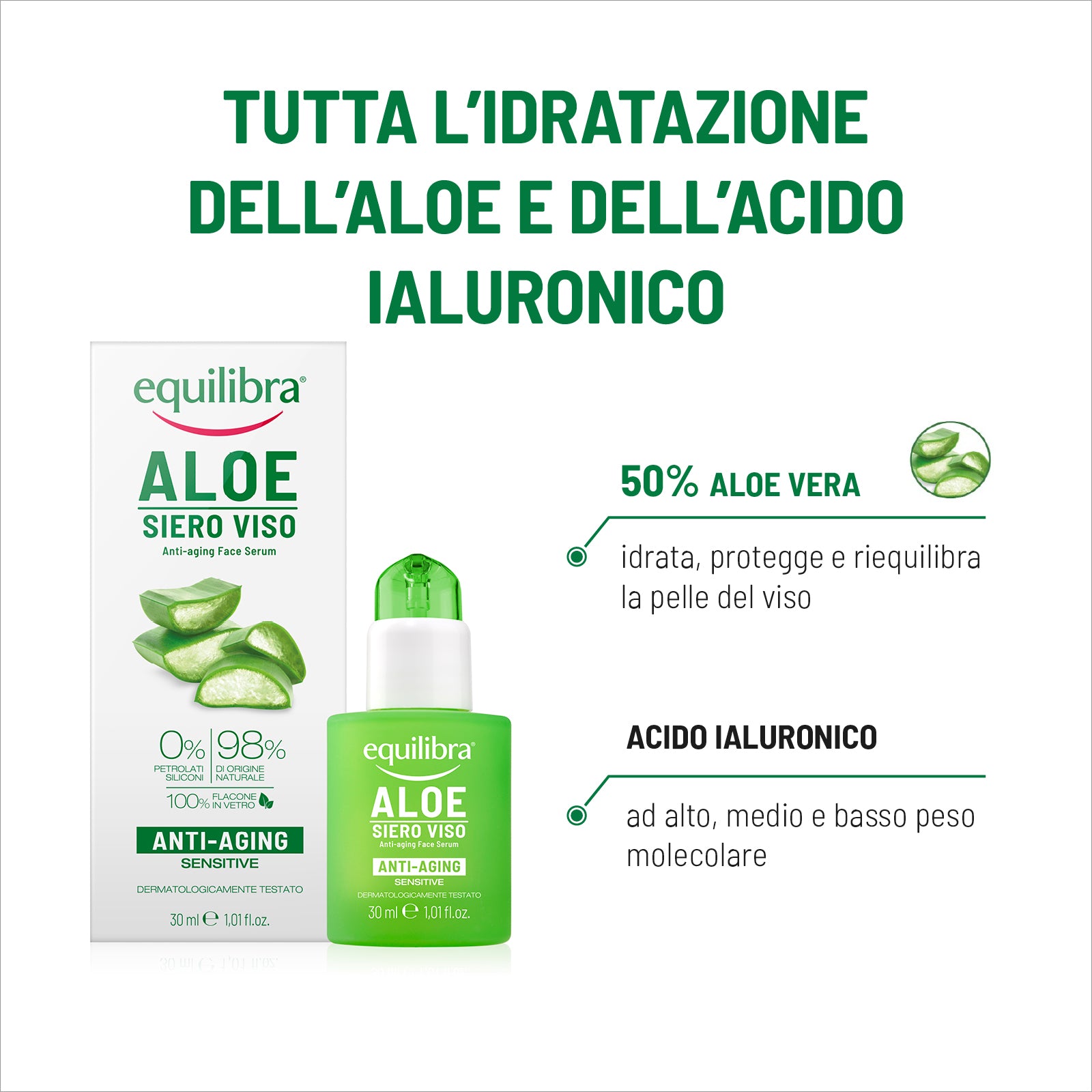 Aloe siero viso