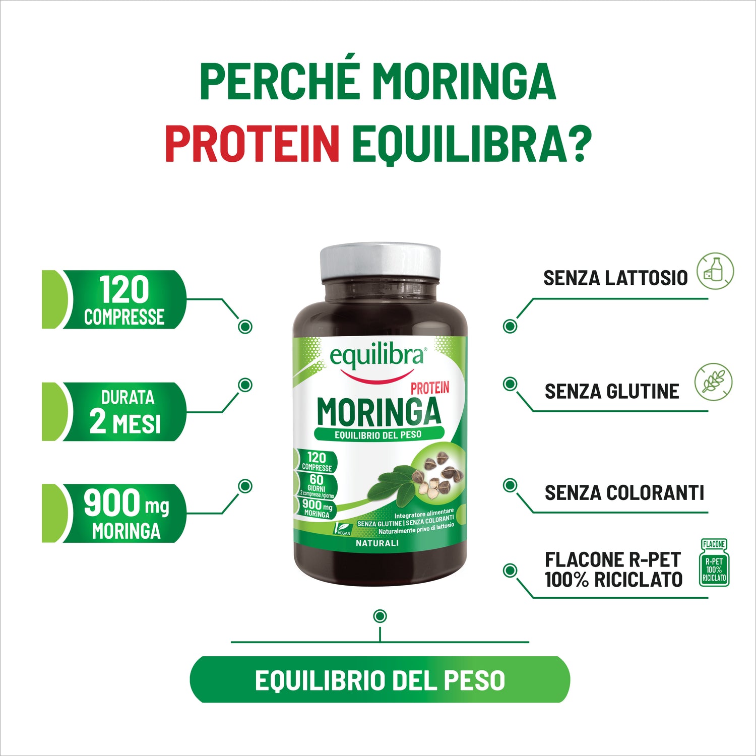 Integratore Moringa Protein per l&