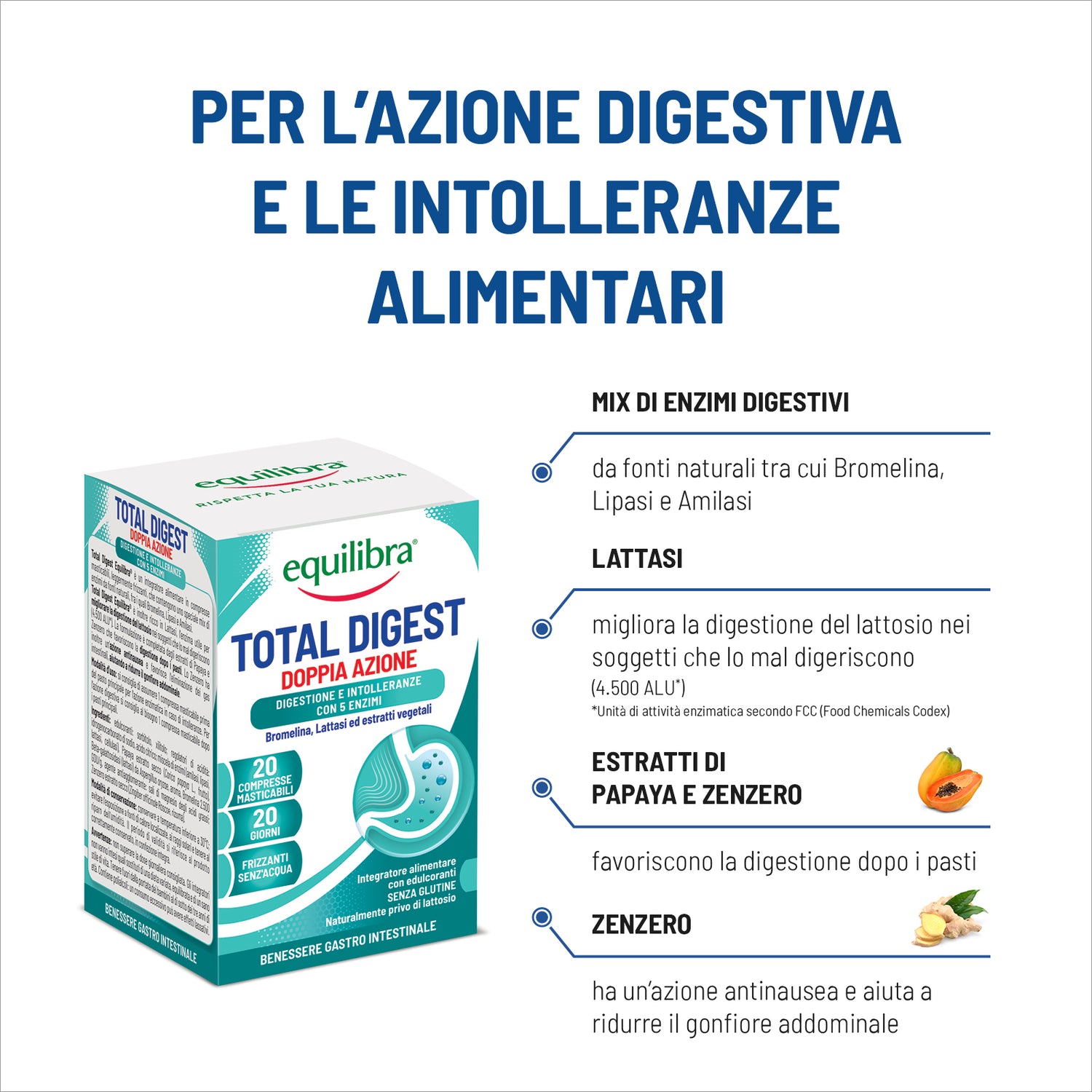 Total Digest compresse masticabili