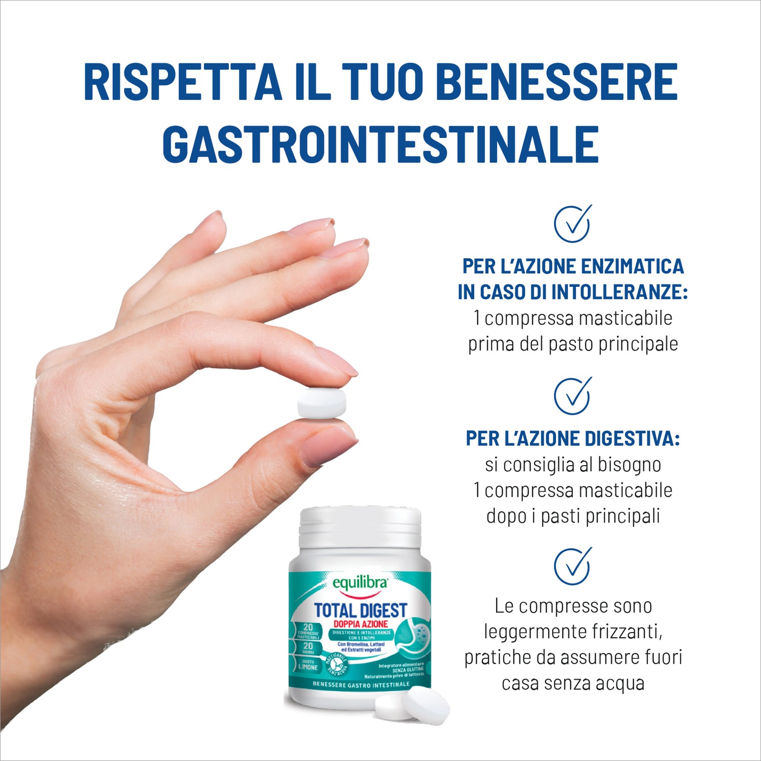 Total Digest compresse masticabili